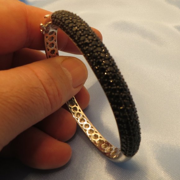 Sterling Silver Bangle Bracelet - Picture 2 of 6